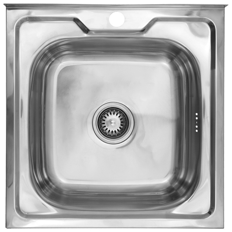 Мийка для кухні Kroner KRP Polierte-505006160 50х50 см нержавіюча сталь CV022816