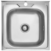 Мийка для кухні Kroner KRP Dekor-505006160 50х50 см нержавіюча сталь CV022811