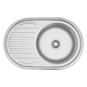 Мойка для кухни Kroner KRP Satin-775006160 77х50 см нержавеющая сталь CV022787