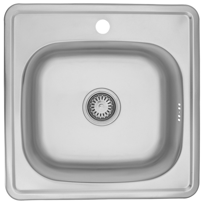 Мойка для кухни Kroner KRP Satin-484806160 48,5х48,5 см нержавеющая сталь CV022759