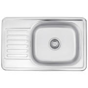 Мойка для кухни Kroner KRP Satin-664208180 66х42 см нержавеющая сталь CV025281