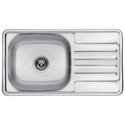Мойка для кухни Kroner KRP Satin-764208180 76х36 см нержавеющая сталь CV025282