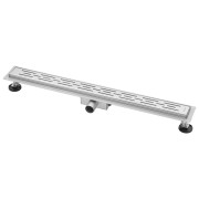 Желоб водосточный Kroner KRP Eifel-L60Linien с решеткой 600 мм нержавеющая сталь CV034168