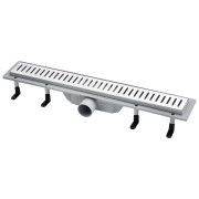 Жолоб водостічний Kroner KRP Harz S80Sektion з решіткою 800 мм нержавіюча сталь CV029581