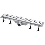 Жолоб водостічний Kroner KRP Harz S80Sektion з решіткою 800 мм нержавіюча сталь CV029581