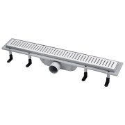 Желоб водосточный Kroner KRP Harz L80 Löcher с решеткой 800 мм нержавеющая сталь CV029584