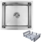 Мийка для кухні Kroner KRP Geburstet-4843HM ​​48х43 см із сушаркою CV022799