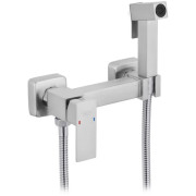 Гигиенический душ со смесителем Kroner KRP Edelstahl Kubus-ESG052 нержавеющая сталь CV031897