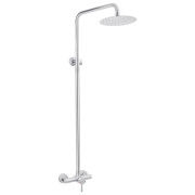 Душевая стойка Kroner KRP Edelstahl Klassisch-ESG062 со смесителем нержавеющая сталь CV029549
