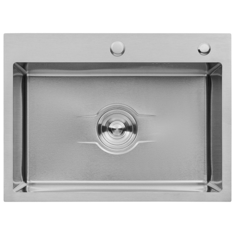 Мойка для кухни Kroner KRP Derby KDBrush5843HM 58х43 см нержавеющая сталь CV027235