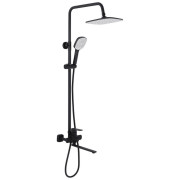Душевая стойка для ванны Kroner KRP Armada-SCH067 со смесителем черный CV031704
