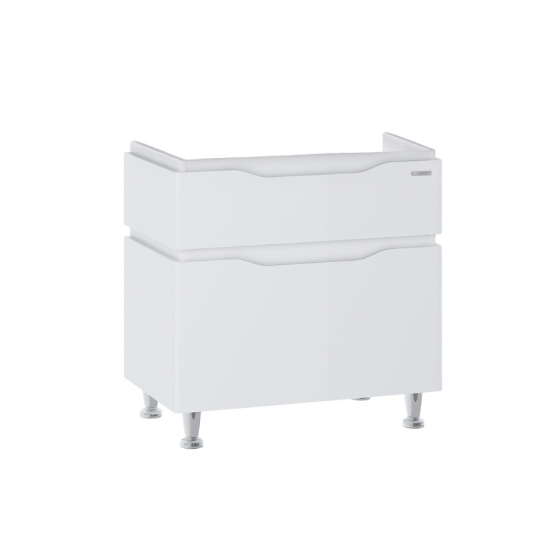 Тумба под раковину напольная Sanwerk Alessa 69,2х44 см МДФ белый TV0000190