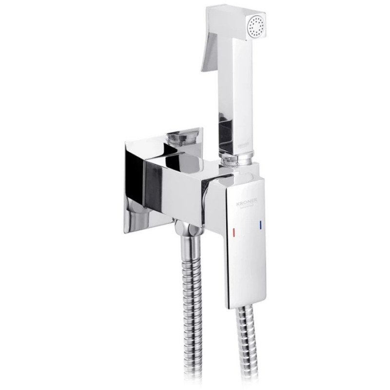 Гигиенический душ со смесителем Kroner KRP Bidet-C083 хром CV031551