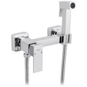 Гигиенический душ со смесителем Kroner KRP Edelstahl Kubus-CHR052 хром CV031896