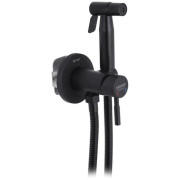 Гигиенический душ со смесителем Kroner KRP Edelstahl Klassisch-SCH053 нержавеющая сталь черный CV029967