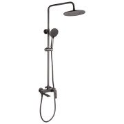 Душевая стойка для ванны Kroner KRP Graz-GRP063 со смесителем графит CV031333