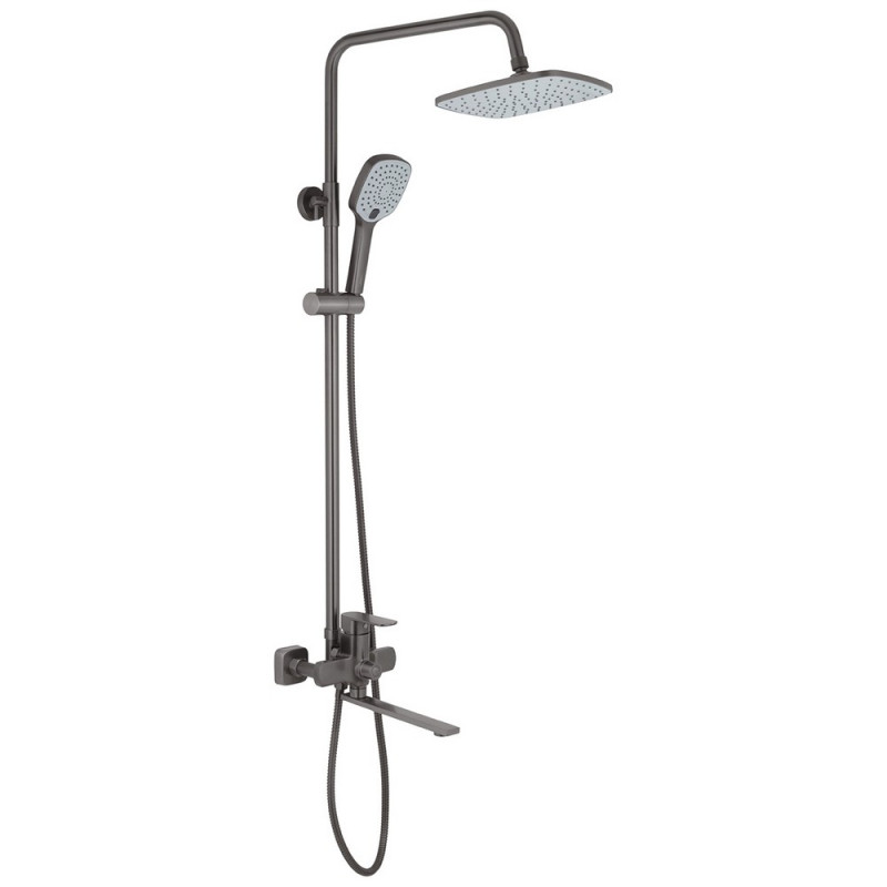 Душова стійка для ванни Kroner KRP Armada-SCH067 із змішувачем графіт CV033854