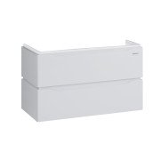Тумба под раковину подвесная Sanwerk Alessa Air 97,5х45 см МДФ белый TV0000379
