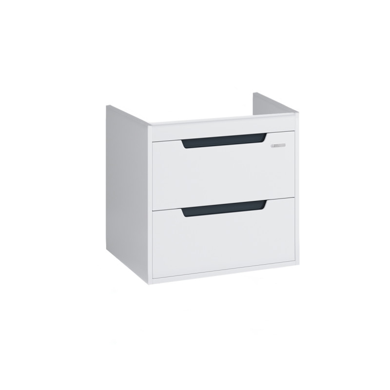 Тумба под раковину подвесная Sanwerk Greta Air 60,2х42,2 см МДФ белый TV0000372