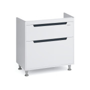 Тумба под раковину напольная Sanwerk Greta 69,2х43 см МДФ белый TV0000169