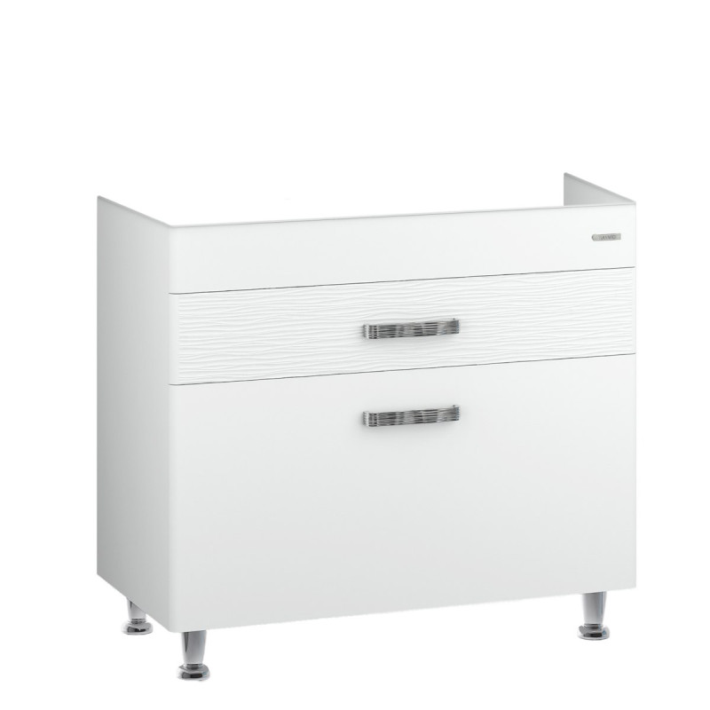 Тумба под раковину напольная Sanwerk Sierra 96,6х45 см МДФ белый TV0000241