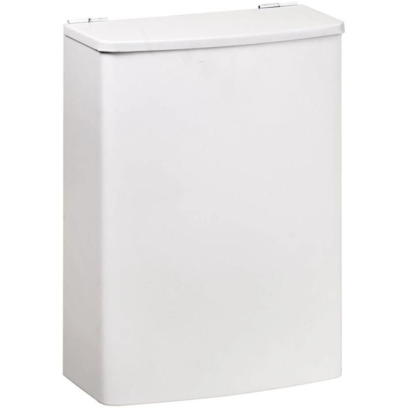 Відро для сміття Bemeta Hotel настінне 5 л нержавіюча сталь білий 105115054