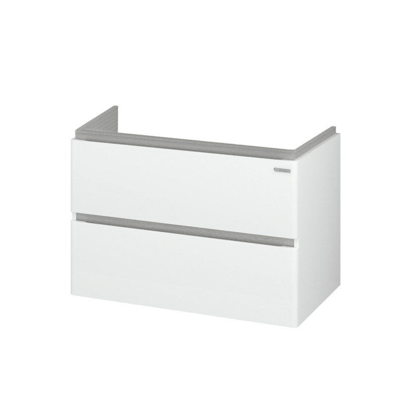 Тумба під раковину підвісна Sanwerk Amata Air 78,4х45 см МДФ білий TV0000378