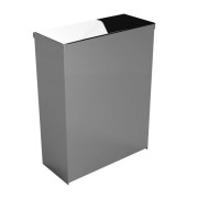 Ведро для мусора Bemeta Hotel настенное 6 л нержавеющая сталь хром 101915051