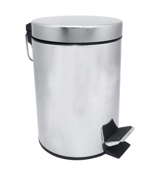 Відро для сміття Bemeta Hotel 5 л нержавіюча сталь хром 104315012