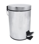 Ведро для мусора Bemeta Hotel 5 л нержавеющая сталь хром 104315012