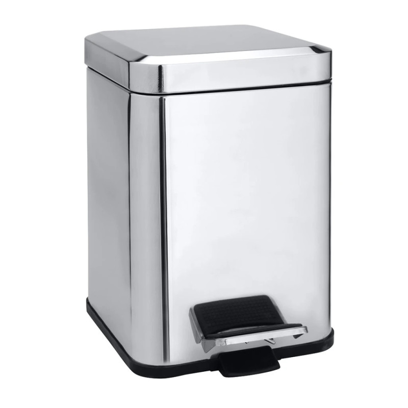 Ведро для мусора Bemeta Hotel 6 л нержавеющая сталь хром 125115071
