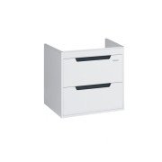 Тумба под раковину подвесная Sanwerk Greta Air 60,2х42,2 см МДФ белый TV0000372