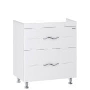 Тумба під раковину підлогова Sanwerk Mindal 78х44 см МДФ білий TV0000229