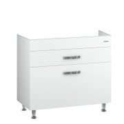 Тумба под раковину напольная Sanwerk Sierra 96,6х45 см МДФ белый TV0000241