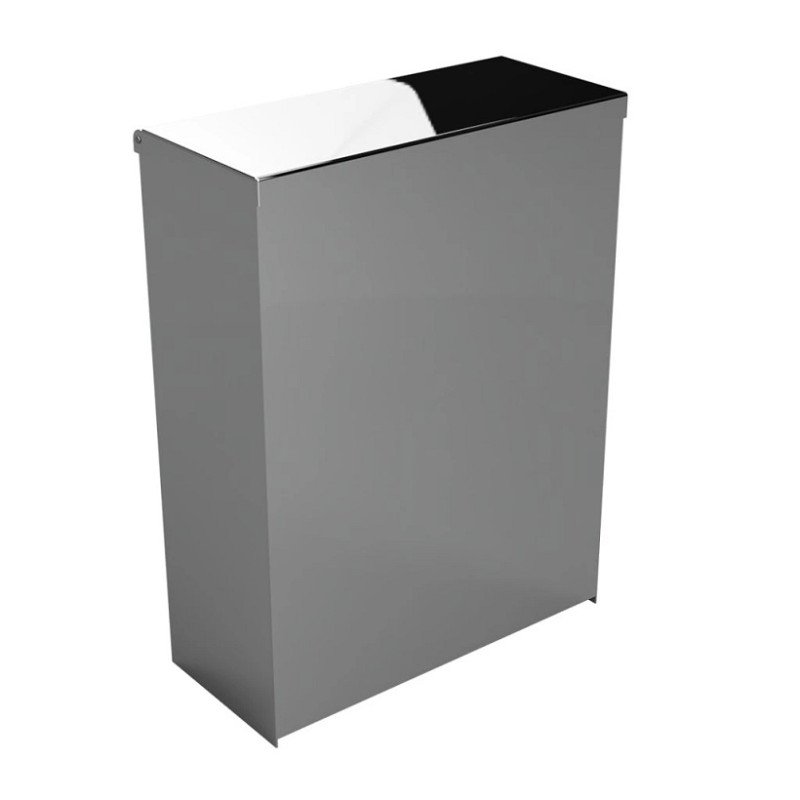 Ведро для мусора Bemeta Hotel настенное 6 л нержавеющая сталь хром 101915051