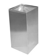 Ведро для мусора Bemeta Hotel настенное 25 л нержавеющая сталь хром матовый 101915115