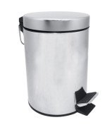 Ведро для мусора Bemeta Hotel 5 л нержавеющая сталь хром 104315012