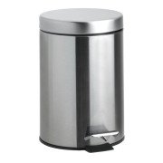 Ведро для мусора Bemeta Hotel 5 л нержавеющая сталь хром матовый 104315052