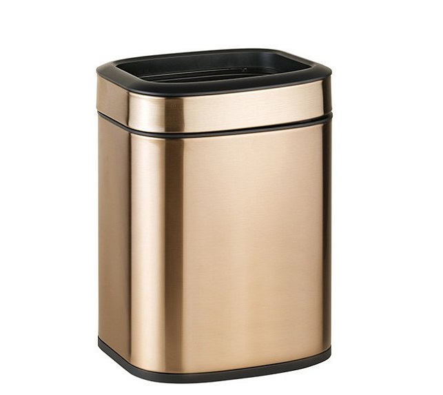 Ведро для мусора Bemeta Hotel 6 л нержавеющая сталь темно-золотистый 126115393