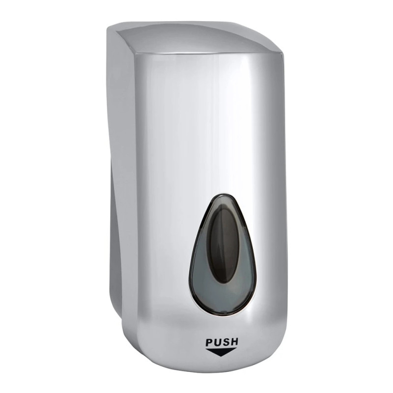 Диспенсер для рідкого мила Bemeta Hotel 1000 мл пластик сірий мат 121209037