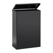 Відро для сміття Bemeta Hotel настінне 6 л нержавіюча сталь чорний мат 101915050