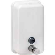 Диспенсер для рідкого мила Bemeta Hotel 850 мл нержавіюча сталь білий матовий 105109034