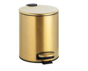 Ведро для мусора Bemeta Hotel 5 л нержавеющая сталь золото матовое 160315010