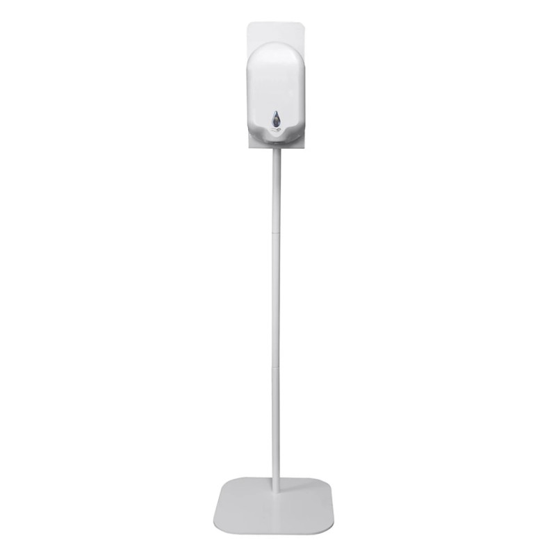 Автоматичний дозатор для дезінфікуючого засобу Bemeta Hotel 1100 мл з підставкою нержавіюча сталь/пластик білий 124109346