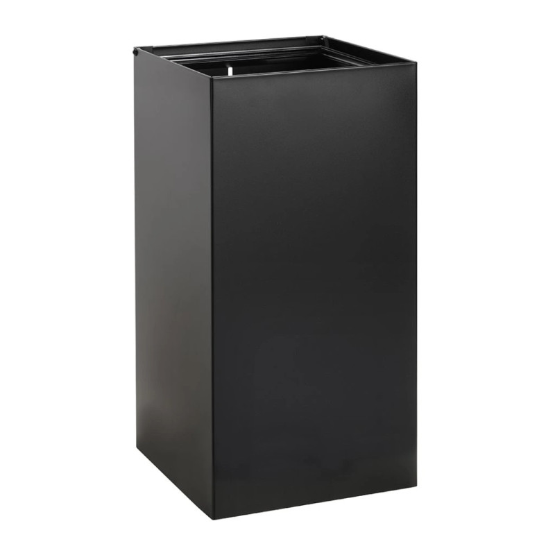 Відро для сміття Bemeta Hotel настінне 25 л нержавіюча сталь чорний мат 101915110