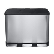 Контейнер для сортировки мусора Bemeta Hotel 3x14 л нержавеющая сталь 104315262