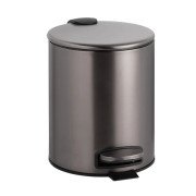 Відро для сміття Bemeta Hotel 5 л нержавіюча сталь графіт матовий 156315013