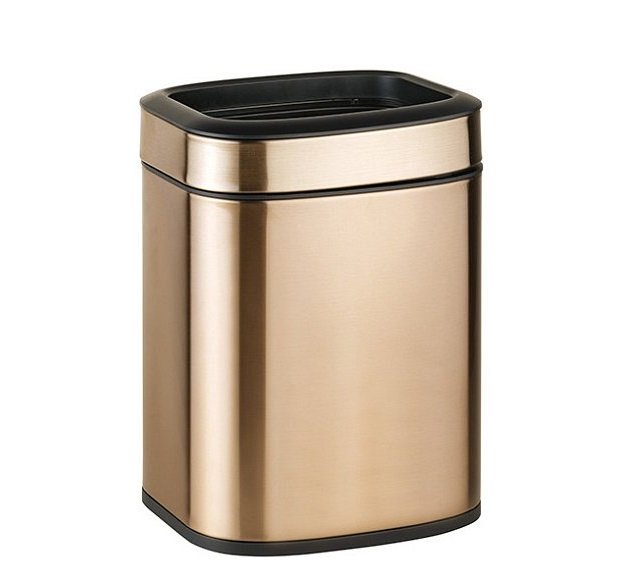 Ведро для мусора Bemeta Hotel 6 л нержавеющая сталь темно-золотистый 126115393