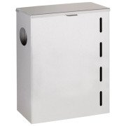 Контейнер для сміття Bemeta Hotel 6,5 л з диспенсером для гігієнічних пакетів нержавіюча сталь матова 101015295