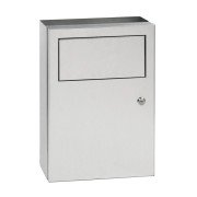 Вбудований контейнер для сміття Bemeta Hotel з поличкою для зберігання нержавіюча сталь матова 101015325